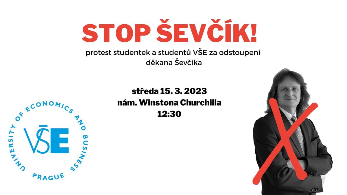 Studenti svolali demonstraci za odchod Ševčíka